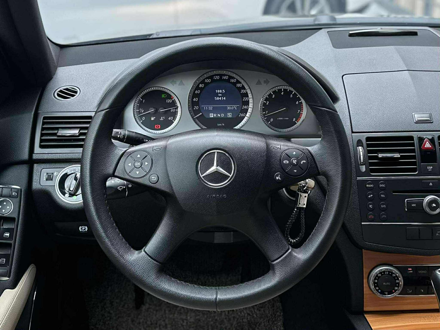 2009 Mercedes Benz C200 Kompressor, Automatic, Gas