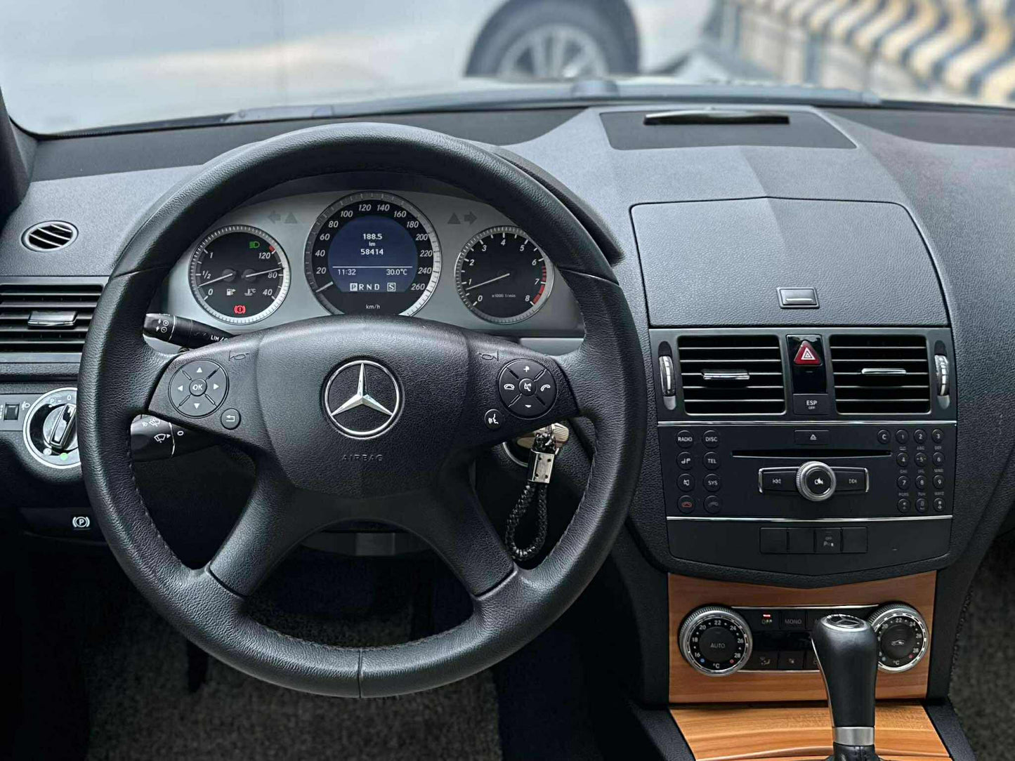 2009 Mercedes Benz C200 Kompressor, Automatic, Gas