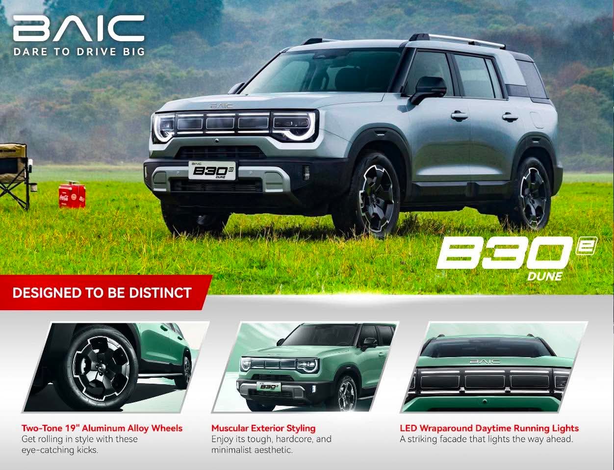 2025 BAIC B30 Dune 4x4 Hybrid, Automatic, Gas