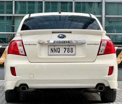 2010 Subaru Imrezza 2.0RS Sedan AWD, Automatic, Gas