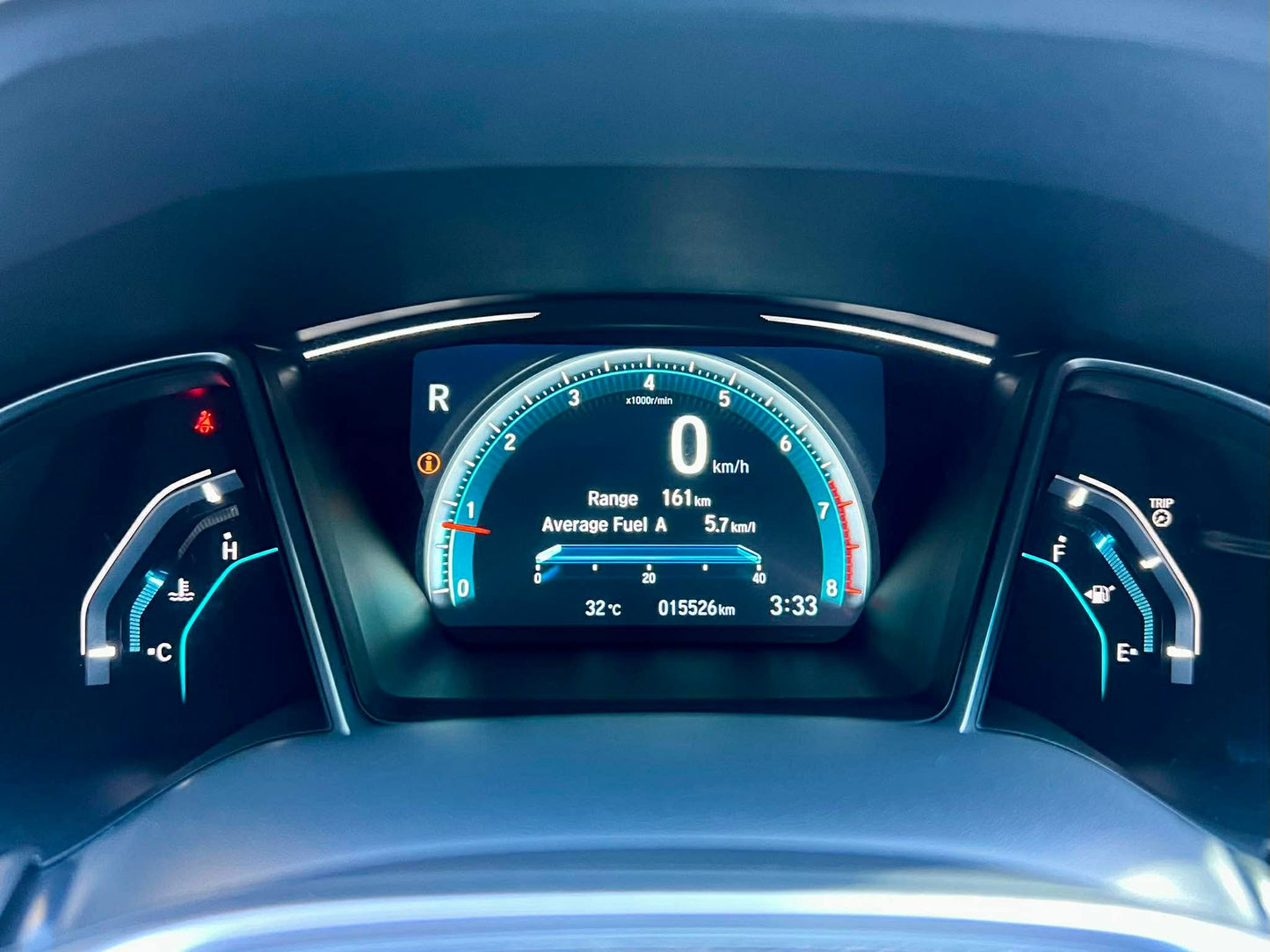 2016 Honda Civic E 1.8, Automatic, Gas